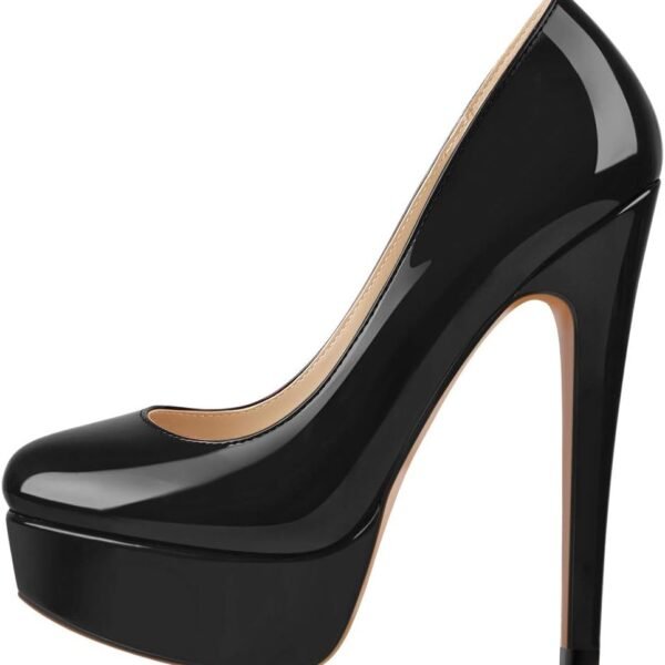 Double Platform Stiletto High Heel Pumps