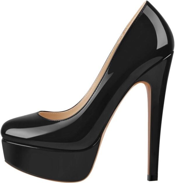 Double Platform Stiletto High Heel Pumps