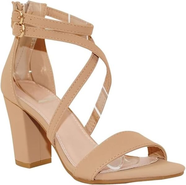 chunky heel ankle strap sandals