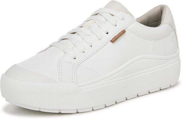 Platform Slip On Fashion Sneaker,White Smooth,8