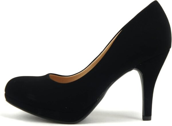 Classic Dress Pump w Extra Cushioned in Sole, Round Toe & Platform