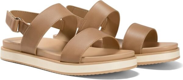 Arch Support Adjustable Strap Flat Sandals