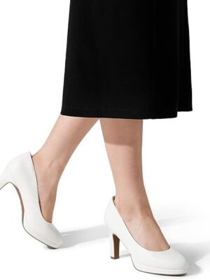 Pumps Close Toe Low Heels Platform Heels Comfortable Office Work Dress Shoes for