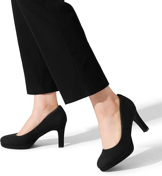 Pumps Close Toe Low Heels Platform Heels Comfortable Office Work Dress Shoes for
