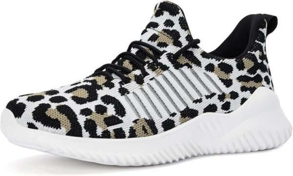 Walking Shoes - Slip On Tennis Running Shoes Memory Foam Lightweight Work Sneakers for Indoor Outdoor Gym