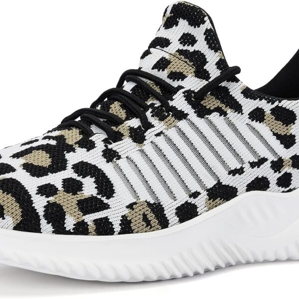 Walking Shoes - Slip On Tennis Running Shoes Memory Foam Lightweight Work Sneakers for Indoor Outdoor Gym