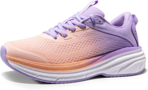 Running Walking Tennis Shoes fe Comfortable Cushioning Non-Slip Breathable Athletic Gym Workout Cross Trainer Jogging Sneakers