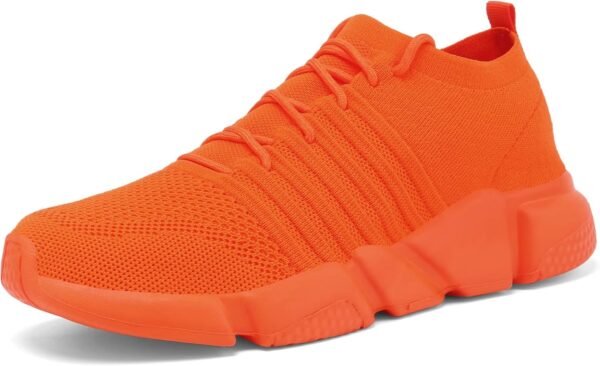 Women Fashion Sneakers Unisex Slip on Ultra-Sock Knit Soft Sole Breathable Lightweight Casual Walking Shoes