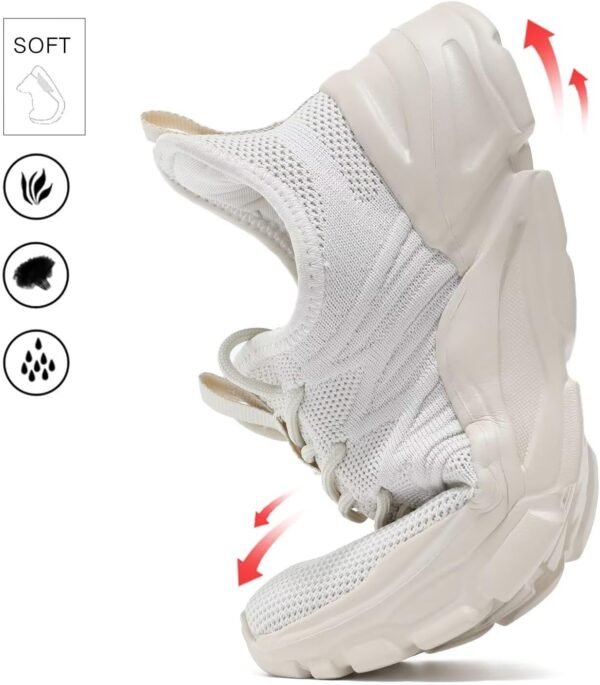 Running Shoes Slip-on Walking Tennis Sneakers Lightweight Breathable Casual Soft Sole Mesh Workout Sports Shoes