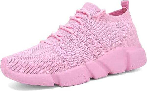 Women Fashion Sneakers Unisex Slip on Ultra-Sock Knit Soft Sole Breathable Lightweight Casual Walking Shoes