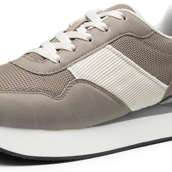 Sneakers g Platform Chunky Comfortable Lightweight Lace Up Casual Fashion Sneaker